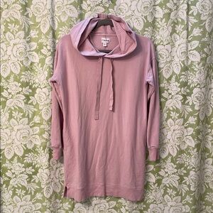 🏝️Big $8 Sale!🏝️Pink French Terry Tunic Hoodie